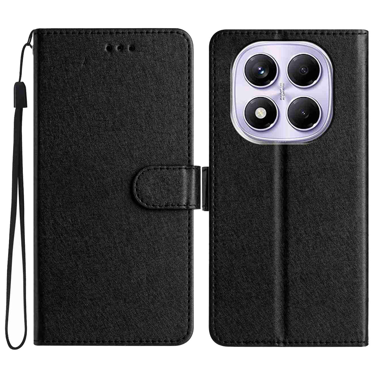 For Xiaomi Redmi Note 15 Pro 5G (Global) Wallet Case Leather Folio Phone Cover Magnetic Clasp