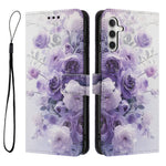 For Samsung Galaxy A37 5G Wallet Case Pattern Printing PU Leather Phone Cover with Lanyard