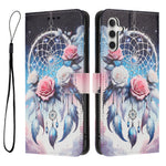 For Samsung Galaxy A37 5G Wallet Case Pattern Printing PU Leather Phone Cover with Lanyard