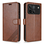 AZNS For Honor Win 5G Case Anti-Scratch PU Leather Stand Wallet Phone Cover
