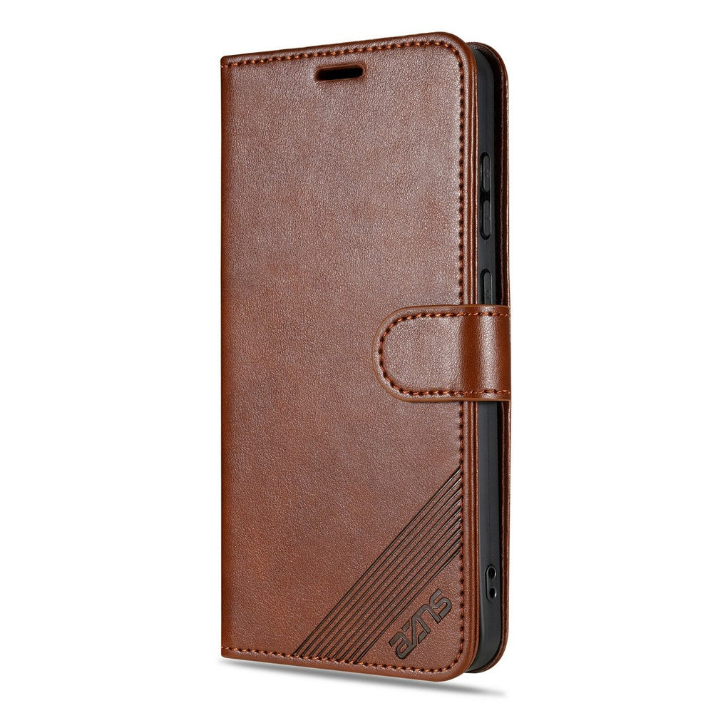 AZNS For Honor Win 5G Case Anti-Scratch PU Leather Stand Wallet Phone Cover