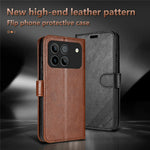 AZNS For Honor Win 5G Case Anti-Scratch PU Leather Stand Wallet Phone Cover