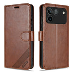 AZNS For Honor Win RT 5G Case Anti-Scratch PU Leather Stand Wallet Phone Cover