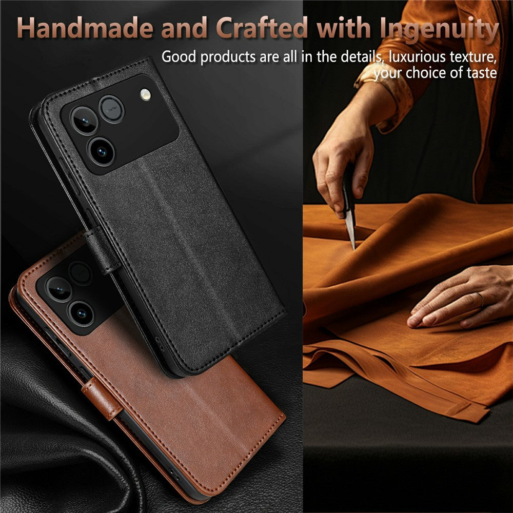 AZNS For Honor Win RT 5G Case Anti-Scratch PU Leather Stand Wallet Phone Cover