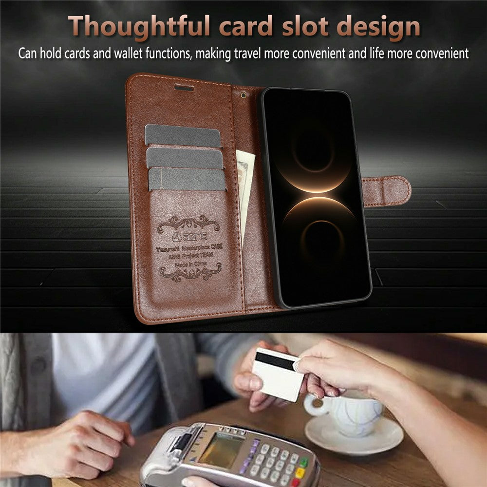 AZNS For Honor Win RT 5G Case Anti-Scratch PU Leather Stand Wallet Phone Cover