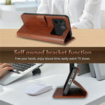 AZNS For Honor Win RT 5G Case Anti-Scratch PU Leather Stand Wallet Phone Cover