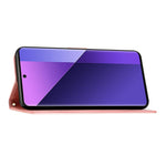 For Xiaomi Poco F8 Pro 5G  /  Redmi K90 5G Leather Wallet Case Butterfly Flower Imprinted Phone Cover with Strap