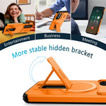 For Samsung Galaxy A35 5G Magnetic Case Kickstand Camera Slider PC + TPU Phone Cover