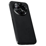 For Xiaomi 17 Ultra 5G Case PU + TPU + PC Phone Back Cover with Metal Lens Frame