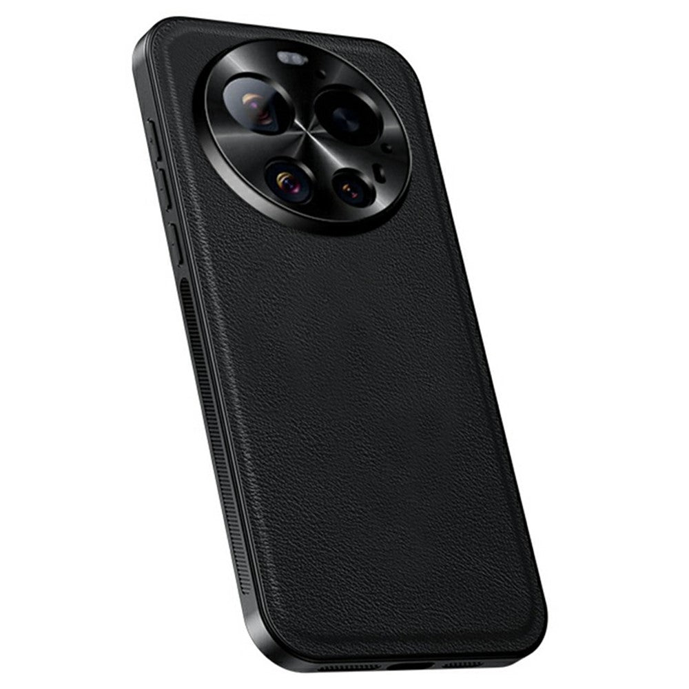For Xiaomi 17 Ultra 5G Case PU + TPU + PC Phone Back Cover with Metal Lens Frame