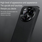 For Xiaomi 17 Ultra 5G Case PU + TPU + PC Phone Back Cover with Metal Lens Frame
