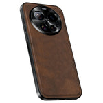 For Xiaomi 17 Ultra 5G Case PU + TPU + PC Phone Back Cover with Metal Lens Frame