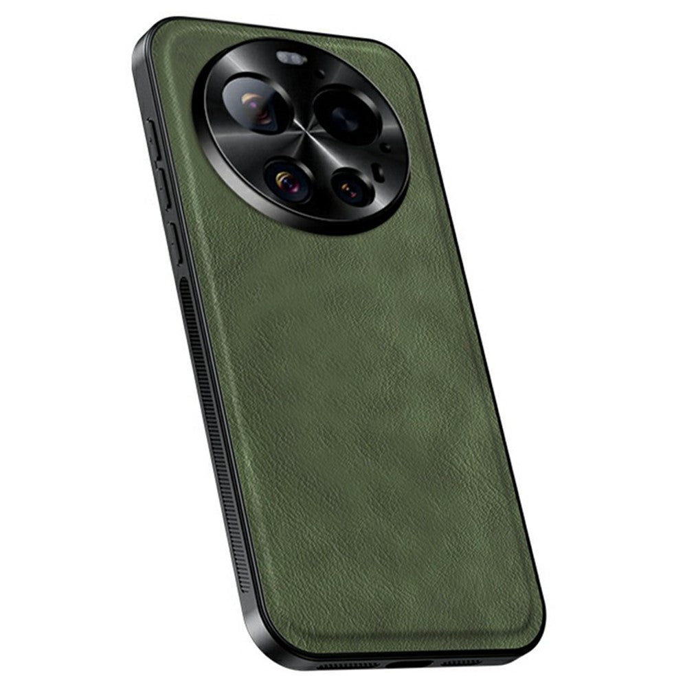 For Xiaomi 17 Ultra 5G Case PU + TPU + PC Phone Back Cover with Metal Lens Frame