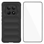 WANLONFENG For Xiaomi Redmi Note 15 4G (Global) TPU Case  HD Series Anti Slip Phone Cover with Tempered Glass