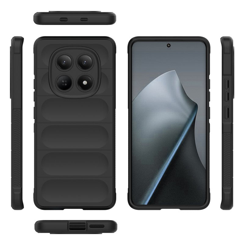 WANLONFENG For Xiaomi Redmi Note 15 4G (Global) TPU Case  HD Series Anti Slip Phone Cover with Tempered Glass
