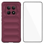 WANLONFENG For Xiaomi Redmi Note 15 Pro 4G (Global) TPU Case  HD Series Anti Slip Phone Cover with Tempered Glass