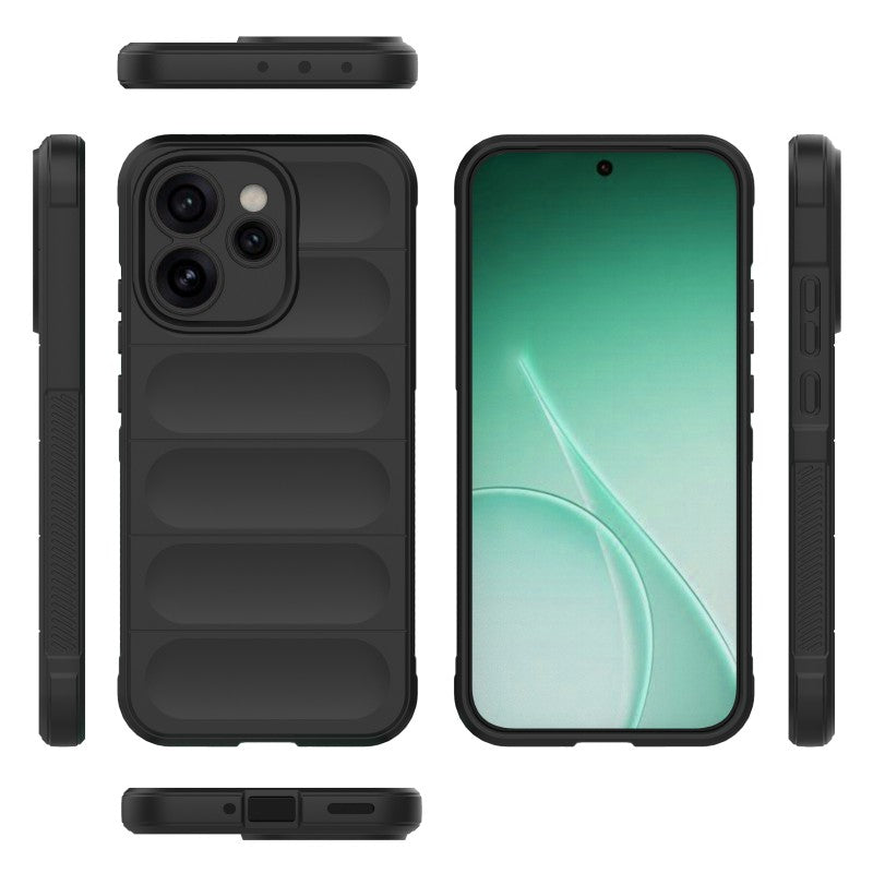 WANLONFENG För Oppo Reno15 Pro 5G (Kina) / Oppo Reno15 Pro Max 5G (Global) TPU-skal HD-serien halkfritt mobilskydd med härdat glas