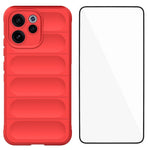 WANLONFENG För Oppo Reno15 Pro 5G (Kina) / Oppo Reno15 Pro Max 5G (Global) TPU-skal HD-serien halkfritt mobilskydd med härdat glas