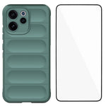 WANLONFENG För Oppo Reno15 Pro 5G (Kina) / Oppo Reno15 Pro Max 5G (Global) TPU-skal HD-serien halkfritt mobilskydd med härdat glas