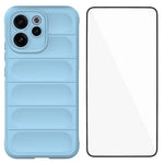 WANLONFENG För Oppo Reno15 Pro 5G (Kina) / Oppo Reno15 Pro Max 5G (Global) TPU-skal HD-serien halkfritt mobilskydd med härdat glas