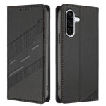 Samsung Galaxy A57 5G mobilskal Punk Style Präglat Plånboksfodral i Läder
