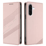 Samsung Galaxy A57 5G mobilskal Punk Style Präglat Plånboksfodral i Läder