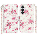 For Samsung Galaxy A37 5G Wallet Case 3D Pattern Printed Leather Phone Cover with Strap