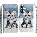 For Samsung Galaxy A37 5G Wallet Case 3D Pattern Printed Leather Phone Cover with Strap
