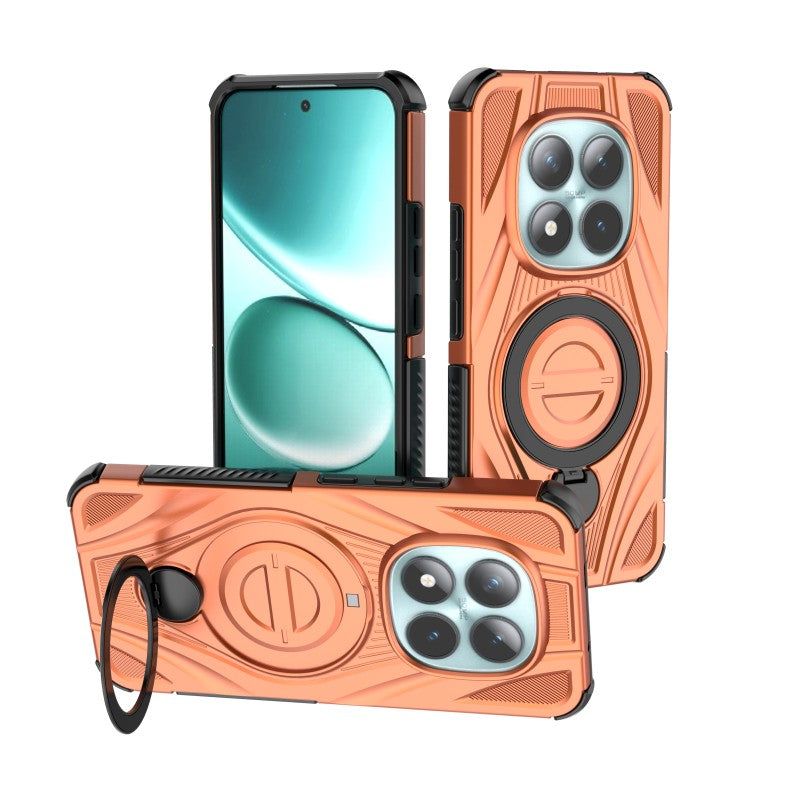 WANLONFENG För Xiaomi Redmi Note 15 Pro+ 5G (Global) / Xiaomi Poco M8 Pro 5G XH-serien Stativskal med Skärmfilm, Stoppsäkert PC TPU mobilskal