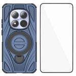 WANLONFENG For Xiaomi Redmi Note 15 Pro 5G (Global)  XH Series Kickstand Case with Screen Film, Drop Proof PC TPU Phone Cover