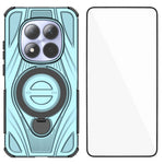 WANLONFENG For Xiaomi Redmi Note 15 Pro 5G (Global)  XH Series Kickstand Case with Screen Film, Drop Proof PC TPU Phone Cover