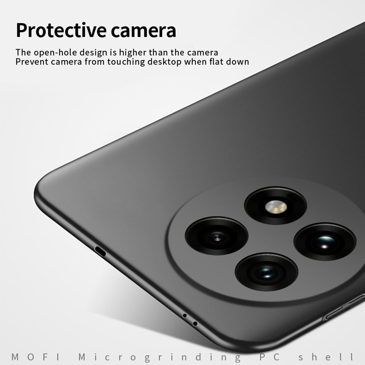 MOFI För OnePlus 13R 5G / OnePlus Ace 5 5G mobilskal Shield Matte Series Ultra Slim PC Skyddande Skal