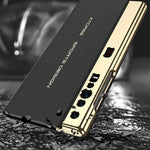GKK For Huawei Mate Xs Magnetic Flip Leather Case with Detachable Snap Handle Phone Stand Cover