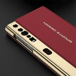 GKK For Huawei Mate Xs Magnetic Flip Leather Case with Detachable Snap Handle Phone Stand Cover