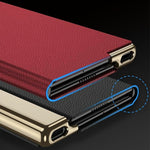 GKK For Huawei Mate Xs Magnetic Flip Leather Case with Detachable Snap Handle Phone Stand Cover
