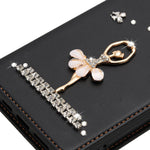 For Xiaomi Redmi Note 15 Pro 5G (Global) Leather Case RFID Blocking Wallet Stand Rhinestones Ballet Dancer Flip Phone Cover