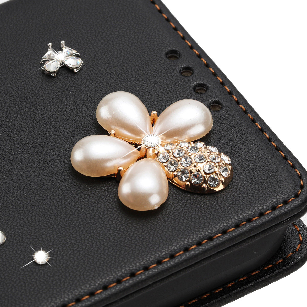 For Xiaomi Redmi Note 15 Pro 5G (Global) Leather Case RFID Blocking Wallet Stand Rhinestones Ballet Dancer Flip Phone Cover