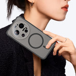WANLONFENG For Xiaomi 17 Ultra 5G Magnetic Case with Screen Film  FD Series Skin Touch TPU + PC Phone Back Cover