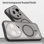 WANLONFENG For Xiaomi 17 Ultra 5G Magnetic Case with Screen Film  FD Series Skin Touch TPU + PC Phone Back Cover