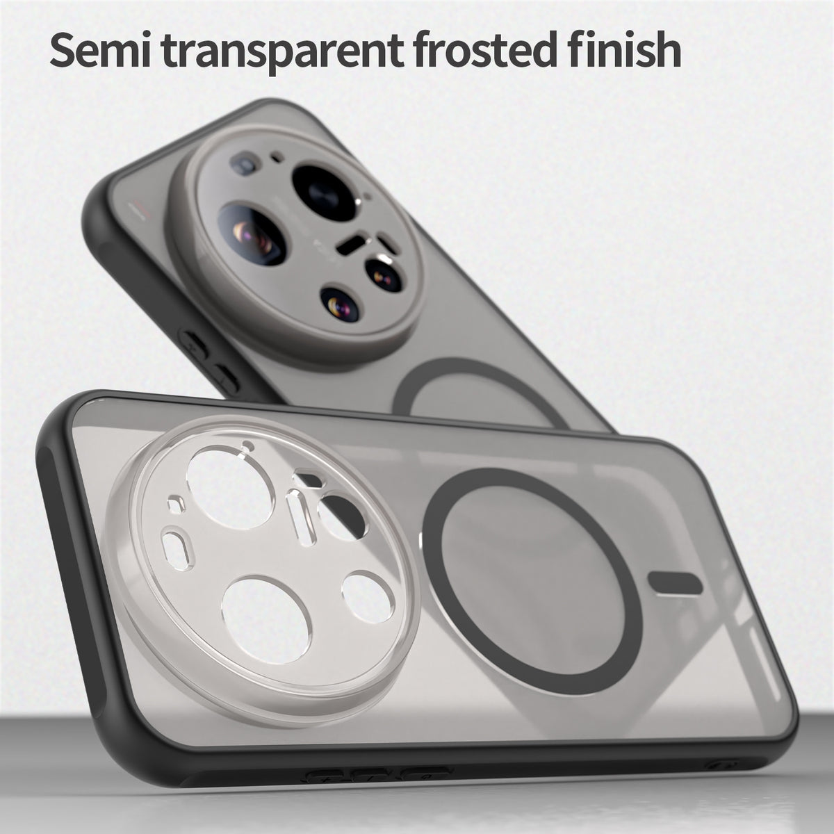 WANLONFENG Magnetiskt Skal För Xiaomi 17 Ultra 5G med Skärmfilm FD-serien Skin Touch TPU + PC mobilbaksida