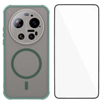 WANLONFENG For Xiaomi 17 Ultra 5G Magnetic Case with Screen Film  FD Series Skin Touch TPU + PC Phone Back Cover