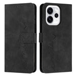 For Oppo Reno15 F 5G Stand Case PU Leather Phone Cover Imprinted Heart Pattern