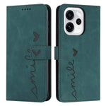 For Oppo Reno15 F 5G Stand Case PU Leather Phone Cover Imprinted Heart Pattern