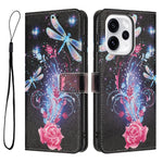 For Oppo Reno15 F 5G Wallet Case Pattern Printing PU Leather Phone Cover with Lanyard