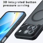Magnetic Case For Honor Win 5G  /  Win RT 5G TPU + PC Matte Skin Touch Phone Cover