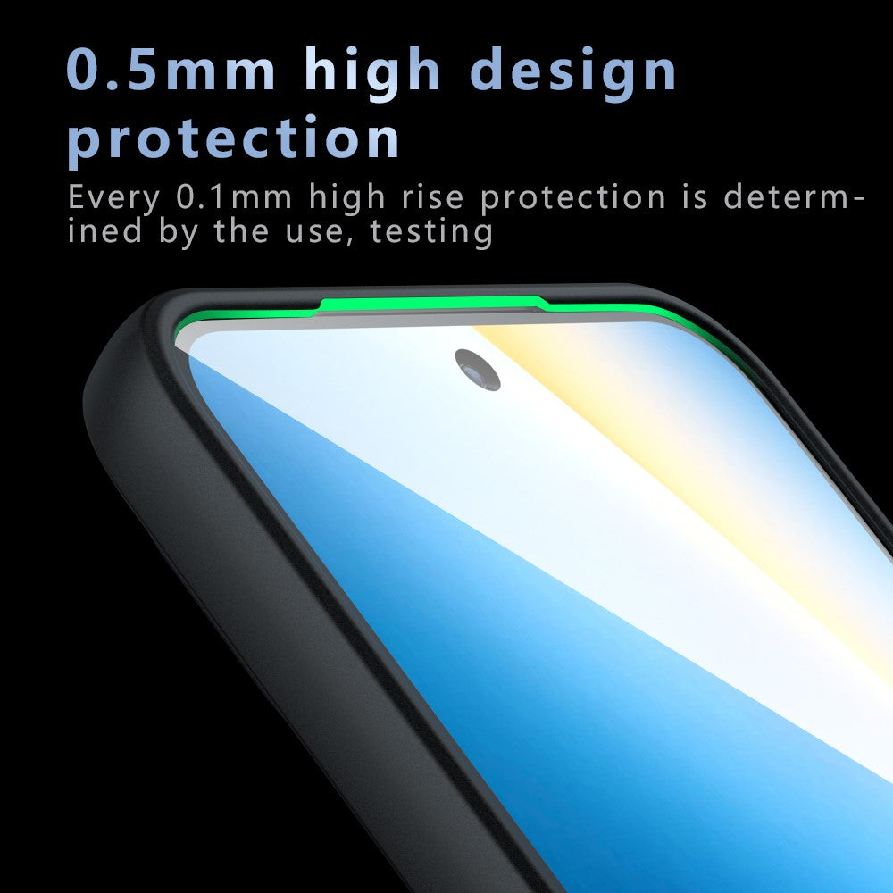 Magnetic Case For Honor Win 5G  /  Win RT 5G TPU + PC Matte Skin Touch Phone Cover