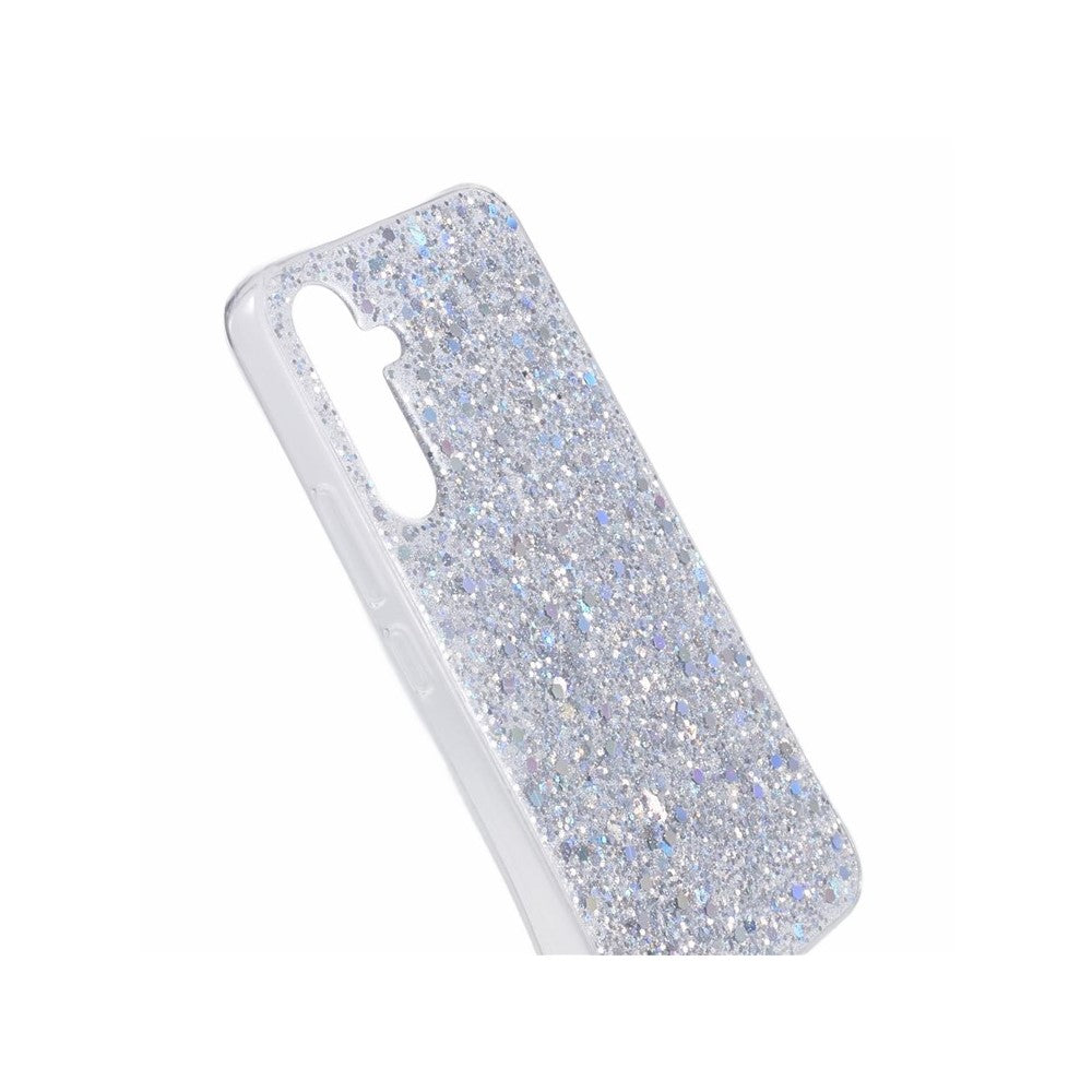 Samsung Galaxy S26-skal Stötsäkert mjukt TPU-mobilskal Glittrig design