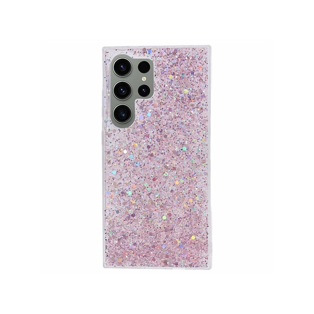 Samsung Galaxy S26 Ultra-skal Stötsäkert Mjukt TPU-mobilskal Glittrig Design