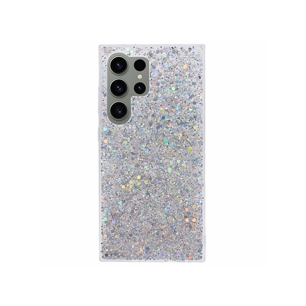 Samsung Galaxy S26 Ultra-skal Stötsäkert Mjukt TPU-mobilskal Glittrig Design