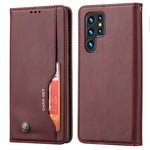 For Samsung Galaxy S26 Ultra Cell Phone Case Magnetic Closing PU Leather Stand Cover